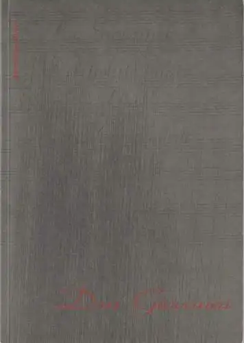 Opernhaus Zürich, Alexander Pereira, Ronny Dietrich, Esther Witt: Programmheft Wolfgang Amadeus Mozart DON GIOVANNI Premiere 21. Februar 1999 Spielzeit 1998 / 1999. 