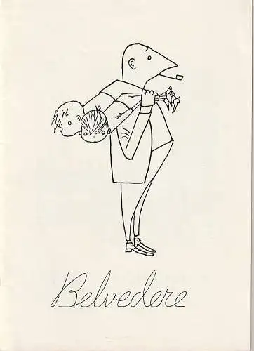 Renaissance-Theater Berlin: Programmheft Gwen Davenport BELVEDERE Spielzeit 1961 / 62. 