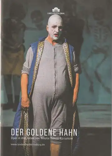 Landestheater Coburg, Bernhard F. Loges. Andre Sievers, Baertz & Basche, Annemone Taake ( Fotos ): Programmheft Nikolai Rimski-Korsakow DER GOLDENE HAHN Premiere 30. Oktober 2022 Spielzeit 2022 / 2023. 