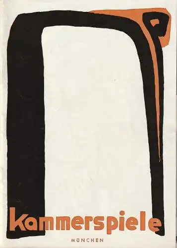 Münchner Kammerspiele, August Everding, Ivan Nagel, Wolfgang Zimmermann, Hildegard Steinmetz ( Szenenfotos ): Programmheft Carl Sternheim DER SNOB Münchner Kammerspiele 1969. 