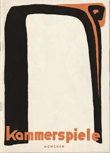 Münchner Kammerspiele, August Everding, Wolfgang Zimmermann, Ellen Hammer, Hildegard Steinmetz ( Szenenfotos ): Programmheft Martin Sperr JAGDSZENEN AUS NIEDERBAYERN Münchner Kammerspiele 1969. 