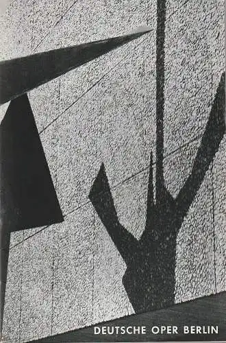 Deutsche Oper Berlin, Gustav Rudolf Sellner: Programmheft Giuseppe Verdi DON CARLOS 16. November 1970. 