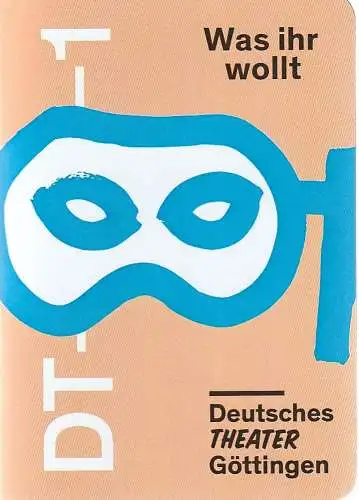 Deutsches Theater Göttingen, Erich Sidler, Jascha Fendel, Thomas Müller ( Probenfotos ): Programmheft William Shakespeare WAS IHR WOLLT Theater Göttingen 2019. 