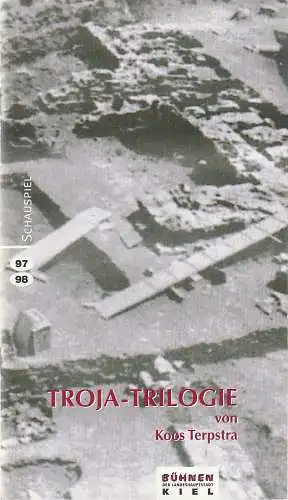 Theater Kiel, Bühnen der Landeshauptstadt Kiel, Raymund Richter, Sünne Roland, Christiane Frohne: Programmheft Koos Terpstra TROJA-TRILOGIE Theater Kiel 2002. 