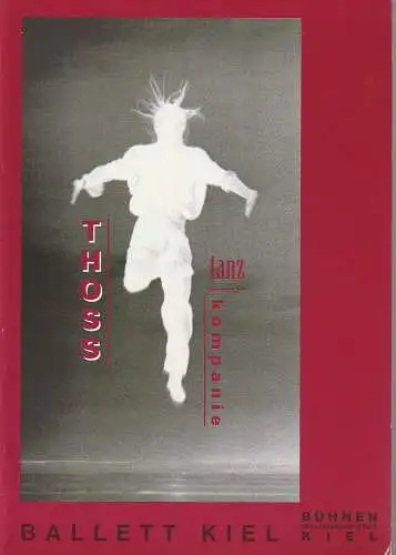 Bühnen der Landeshauptstadt Kiel, Kirsten Harms, Katja Bischoff, David Zeitner, Lioba Schöneck: Programmheft THOSS - TanzKompanie REPERTOIRE 1998 / 99 Ballett Kiel. 