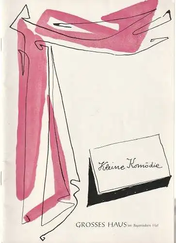 Kleine Komödie im Bayerischen Hof, Gerhard Metzner: Programmheft G. Bernhard Shaw FRAU WARRENS GEWERBE Kleine Komödie 1963. 