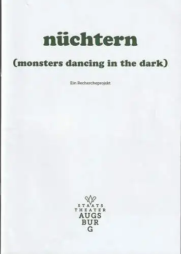 Staatstheater Augsburg, Andre Bücker, Melanie Pollmann, Yeah.de: Programmheft Christina Jung / Hannah Baumann NÜCHTERN Premiere 15. Juni 2023 Spielzeit 2022 / 23 Nr. 23. 
