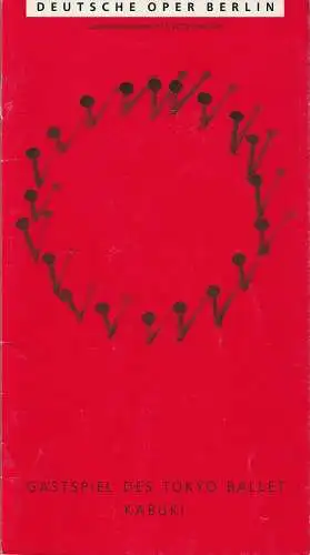 Deutsche Oper Berlin, Götz Friedrich, Karin Heckermann: Programmheft KABUKI - DIE GESCHICHTE DER 47 SAMURAIS Deutsche Oper Berlin 1993. 