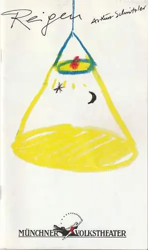 Münchner Volkstheater, Ruth Drexel, Gerd Jäger: Programmheft Arthur Schnitzler REIGEN Münchner Volkstheater 1996. 