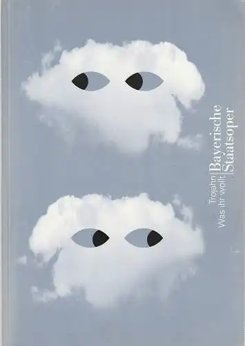 Bayerische Staatsoper, Peter Jonas, Zubin Metha, Hanspeter Krellmann, Ingrid Zellner: Programmheft Manfred Trojahn WAS IHR WOLLT Nationaltheater München 1998. 