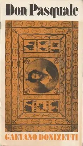 Oper der Stadt Köln, Michael Hampe, Eduard Hanslick, Jan Skalicky, Hans Günter Schmitz: Programmheft Gaetano Donizetti DON PASQUALE 9. November 1973 Oper Köln. 