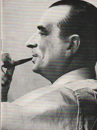 Thalia Theater, Walter Ruppel, Hannelore Gerber, Dieter Boe , Rosemarie Clausen ( Szenenfotos ): Programmheft Curt Goetz DAS HAUS IN MONTEVIDEO Thalia Theater 1968. 