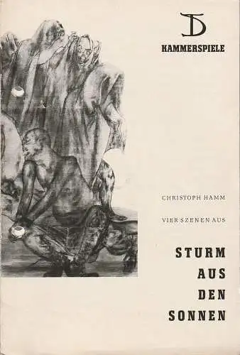 Deutsches Theater Staatstheater, Wolfgang Langhoff: Programmheft STURM AUS DEN SONNEN / DIE INSEL GOTTES Deutsches Theater DDR 1961. 