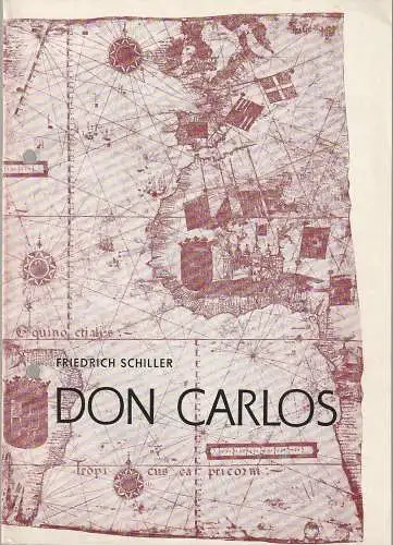 Volksbühne am Luxemburgplatz, Karl Holan, Lily Leder: Programmheft Friedrich Schiller DON CARLOS Premiere 8. Februar 1968 Spielzeit 1967 / 68 Heft 3. 