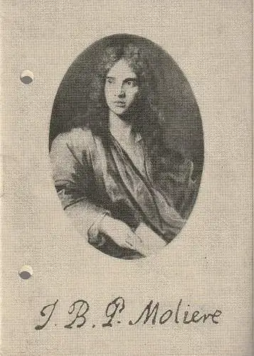 Städtische Theater Karl-Marx-Stadt, Gerhard Meyer, Manfred Patzschke: Programmheft Moliere DER ARZT WIDER WILLEN Theater Karl-Marx-Stadt 1985. 