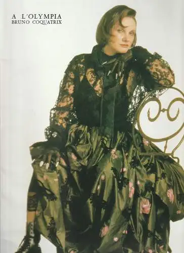 Olympia Bruno Coquatrix: Programmheft DIANE DUFRESNE DETOURNEMENT MAJEUR 14 Decembre 1993 Olympia Paris. 