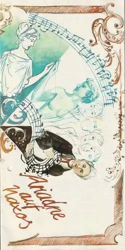 Theater der Stadt Cottbus, Johannes Steurich, Jürgen Fischer: Programmheft Richard Strauss ARIADNE AUF NAXOS Theater Cottbus 1981. 