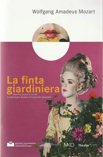 Bayerische Theaterakademie August Everding, Klaus Zehelein, Judith Altmann, Vera Gertz: Programmheft Mozart LA FINTA GIARDINIERA Bayerische Theaterakademie 2011. 