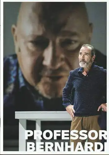 Theater Freiburg, Peter Carp, Rüdiger Bering, Laura Ellersdorfer, Britt Schilling ( Fotos ): Programmheft PROFESSOR BERNHARDI Theater Freiburg 2022. 