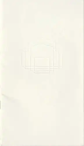 Alte Oper Frankfurt, DECHEMA, Dieter Rexroth, Ronny Dietrich: Programmheft FESTVERANSTALTUNG DER DECHEMA 8. Juni 1982 Alte Oper Frankfurt. 