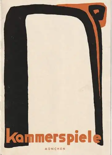 Münchner Kammerspiele, August Everding, Stefan Meuschel, Ivan Nagel, Wolfgang Zimmermann, Hildegard Steinmetz (Szenenfotos): Programmheft Edward Albee WER HAT ANGST VOR VIRGINA WOOLF München 1964. 