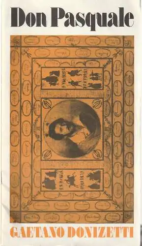 Oper der Stadt Köln, Michael Hampe, Eduard Hanslick, Jan Skalicky, Hans Günter Schmitz: Programmheft Gaetano Donizetti DON PASQUALE 14. April 1978 Oper Köln. 