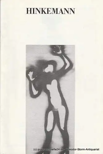 Theater Hof: Programmheft HINKEMANN von Ernst Toller. Theater Hof 1990. 