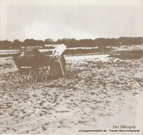 Stadttheater Pforzheim, Manfred Berben, Kay Carius: Programmheft Der Biberpelz. Premiere 18. September 1984 Spielzeit 1984 / 85 Heft 2. 