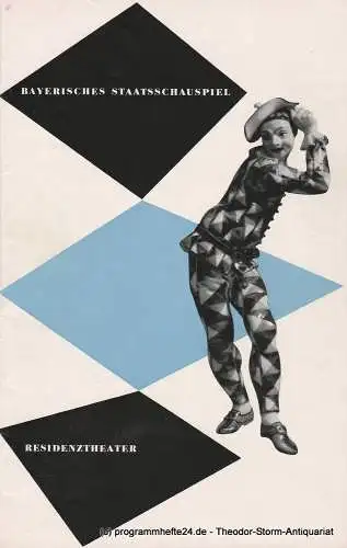 Bayerisches Staatsschauspiel, Residenztheater, Karl Andreas Wirz, Walter Haug: Programmheft Das Konzert. Lustspiel von Hermann Bahr. Residenztheater 1953. 