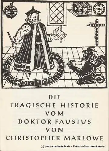 Kurfürst - Friedrich - Gymnasium Heidelberg: Programmheft Die tragische Historie vom Doktor Faustus von Christopher Marlowe 11., 15., 19. November 1963 in der Stadthalle. 
