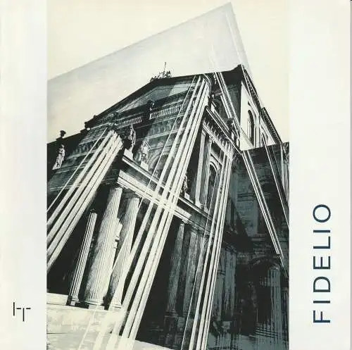 Niedersächsische Staatstheater Hannover, Hans-Peter Lehmann, Hans Jürgen Liedtke: Programmheft Neuinszenierung FIDELIO Staatstheater Hannover 1995. 