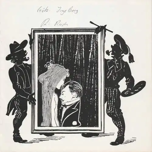 Stadttheater Luzern, Ulrich Meyer, Günter Langer, Marianne Parmiggiani: Programmheft Ingeborg von Curt Goetz Stadttheater Luzern 1978. 