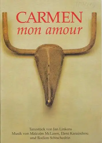 Komische Oper Berlin, Albert Kost, Karin Schmidt-Feister: Programmheft CARMEN mon amour. Tanztheater Uraufführung 26. April 1998. 