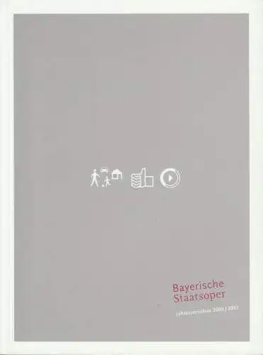 Bayerische Staatsoper, Ulrike Hessler, Wilfried Hösl ( Fotos ): Programmheft Jahresvorschau 2006 / 2007 der Bayerischen Staatsoper, des Bayerischen Staatsballetts und des Bayerischen Staatsorchesters. 