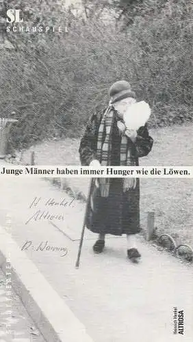Stadttheater Luzern, Horst Statkus, Toni J. Krein, Angelika Niederberger: Programmheft ALTROSA. Stück von Heinrich Henkel Stadttheater Luzern 1989. 