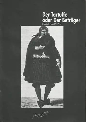 Stadttheater Hildesheim, Martin Kreutzberg, Sabine Göttel: Programmheft Der Tartuffe oder Der Betrüger. Premiere 10. Januar 1998 Spielzeit 1997 / 98 Heft 8. 