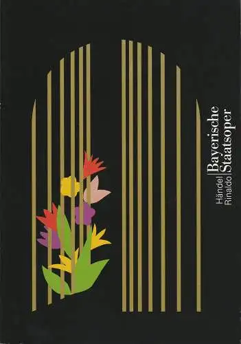 Bayerische Staatsoper, Peter Jonas, Zubin Mehta, Hanspeter Krellmann, Ingrid Zellner, Peter Heilker: Programmheft Rinaldo von Georg Friedrich Händel. Premiere 10. Juli 2000 Spielzeit 1999 / 2000 Prinzregententheater Programmbuch. 