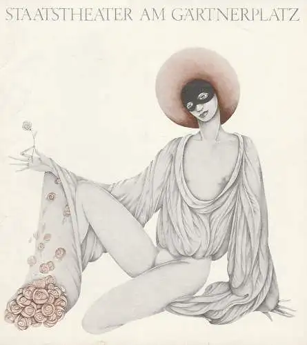 Staatstheater am Gärtnerplatz, Kurt Pscherer, Peter Kertz, Bruno Hetzendorfer: Programmheft Paul Burkhard: DAS FEUERWERK Staatstheater am Gärtnerplatz 1979. 