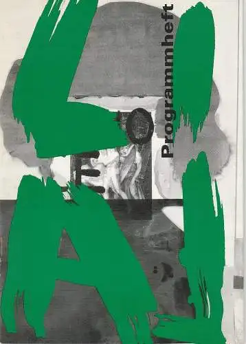 Theater Affekt, Yvonne Gebauer, Thomas Jonigk, Tom Till: Programmheft LILA ein Singspiel von Johann Wolfgang Goethe Theater Affekt 1995. 