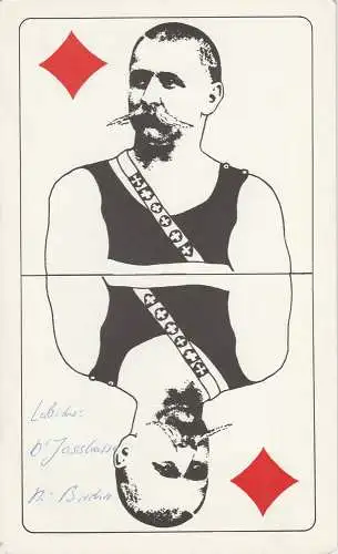 Stadttheater Bern, Peter Borchardt, Malou Kaufmann, Urs Bircher, Martin Kreutzberg: Programmheft D'Jasskasse von E. Labiche / H. Stalder Bern 1981. 