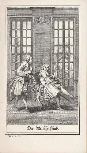 Deutsches Schauspielhaus in Hamburg, Ivan Nagel, Wolfgang Wiens: Programmheft DER MENSCHENFEIND von Moliere. Premiere 9. März 1975. 