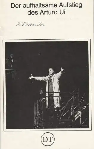 Deutsches Theater in Göttingen, Günther Fleckenstein, Norbert Baensch: Programmheft Der aufhaltsame Aufstieg des Arturo Ui von Bertolt Brecht Spielzeit 1978 / 79 Heft 448. 