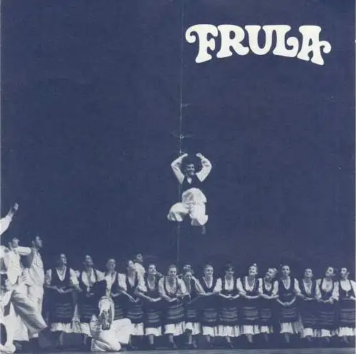 Konzertdirektion Schlote: Programmheft Jugoslawisches Nationalballett FRULA KUD EHO. 
