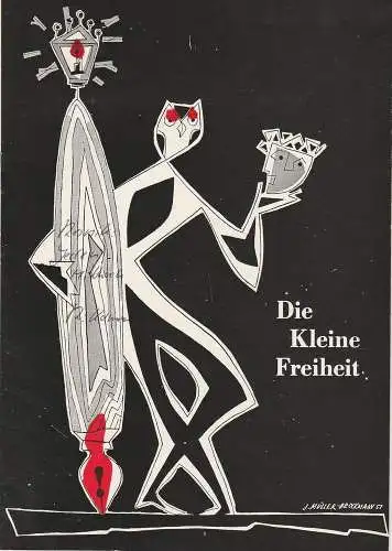 Theater Die Kleine Freiheit, Trude Kolman: Programmheft JEDEN MITTWOCH von Muriel Resnik. 