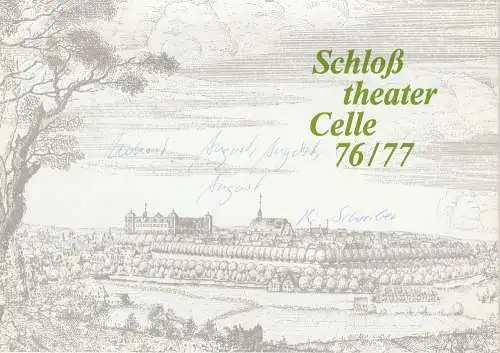 Schloßtheater Celle, Eberhard Johow, Martin Dreier, Barbara Dreier: Programmheft August August, August. Der Traum eines Clowns von Pavel Kohout Spielzeit 1976 / 77 Heft 8. 