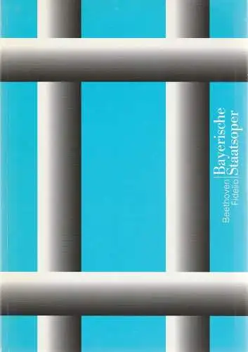 Bayerische Staatsoper, Staatsintendant Peter Jonas, Hanspeter Krellmann, Ingrid Zellner, u.a: Programmbuch zur Premiere FIDELIO von Ludwig van Beethoven am 29. Oktober 1999 im Nationaltheater München. Programmheft Spielzeit 1999 / 2000. 