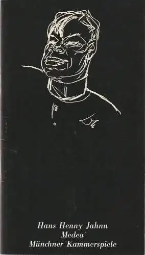 Münchner Kammerspiele, Hans-Reinhard Müller, Rosemarie Koch, Wolfgang Zimmermann: Programmheft MEDEA von Hans Henny Jahnn Münchner Kammerspiele 1981. 