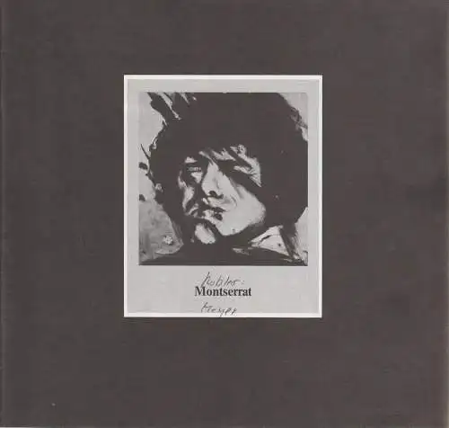 Stadttheater Pforzheim, Manfred Berben, Kay Carius: Programmheft MONTSERRAT von Emmanuel Robles Stadttheater Pforzheim 1983. 