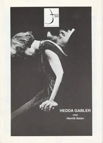 Theater der Stadt Schweinfurt, Rüdiger R. Nenzel: Programmheft Hedda Gabler von Henrik Ibsen Theater der Stadt Schweinfurt 1996. 