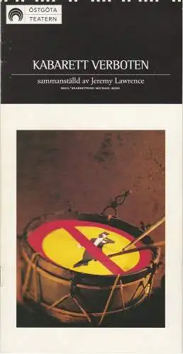 Östgöta Teatern: Programmheft KABARETT VERBOTEN Östgöta Teatern 1995. 